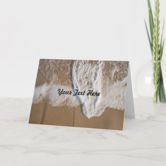 Ocean & Beach Grußkarte Karte (Vorderseite)