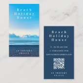 Ocean Beach Guest House Business Card Visitenkarte (Vorne/Hinten)