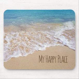 Ocean Beach Happy Place Mousepad