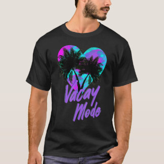 Ocean Beach Heart Liebe Grafik Sommerzeit T-Shirt