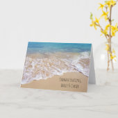 Ocean Beach Hochzeit Karte (Gelbe Blume)