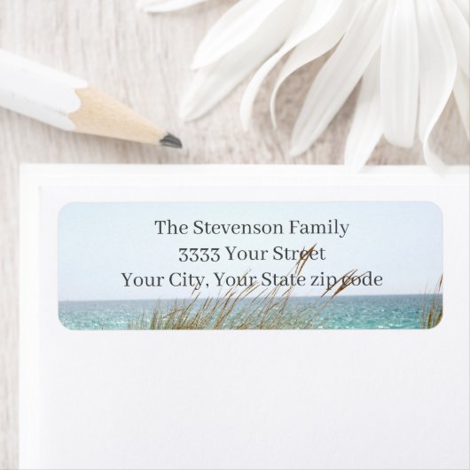 Ocean Beach Inspirierte Rücksendeadresse (Insitu)