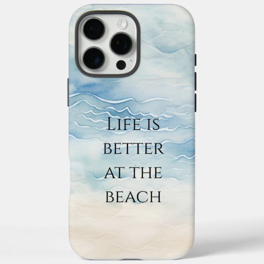 Ocean Beach Küste Case-Mate iPhone Hülle (Rückseite)