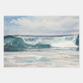 Ocean Beach Lover Nature Wrapping Craft Paper Geschenkpapier Set (Vorderseite 2)