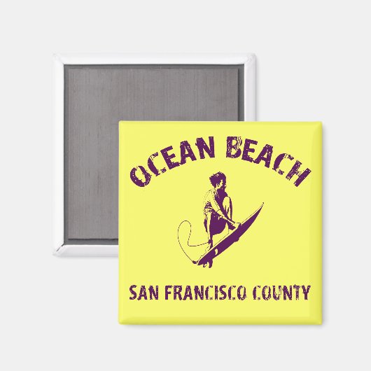 OCEAN BEACH MAGNET (Vorderseite/Rückseite)
