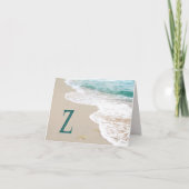 Ocean Beach mit Monogram Letter Z (Vorderseite)