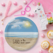 Ocean Beach mit Seagull-Papierplatte Pappteller (Party)