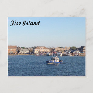 Ocean Beach, NY Postkarte