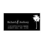 Ocean Beach Palm Tree Permastempel (Design)