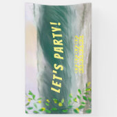 Ocean Beach Party Outdoor Celebration Banner (Vertikal)