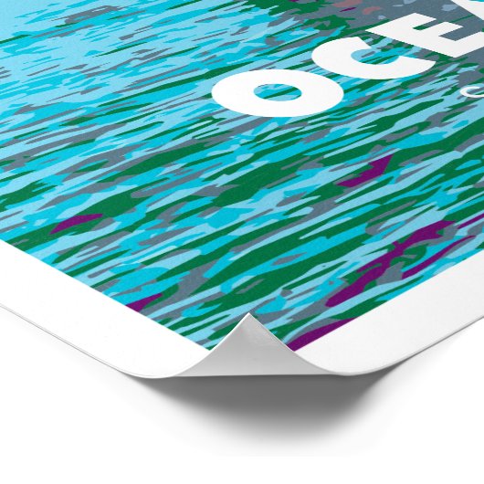 Ocean Beach Poster (Ecke)