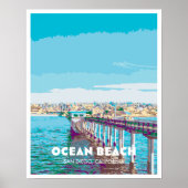 Ocean Beach Poster (Vorne)