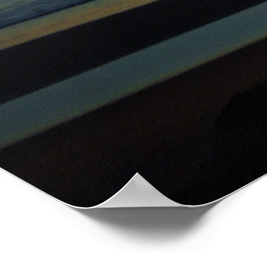 Ocean Beach Poster für Zuhause- oder Bürodekoratio (Ecke)