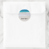 Ocean Beach Round Vielen Dank, dass Sie Stickers (Tasche)