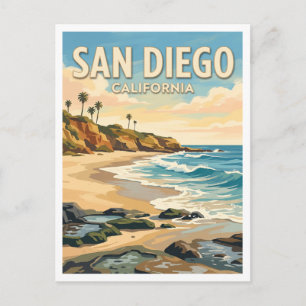Ocean Beach San Diego Kalifornien Postkarte