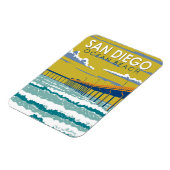 Ocean Beach San Diego Kunst, Dichtung und Musik Vi Magnet (Linke Seite)