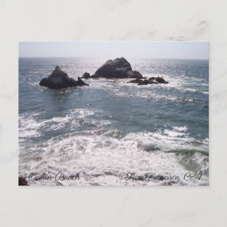 Ocean Beach San Francisco, CA Postcard Postkarte