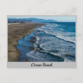 Ocean Beach San Francisco Ca. Postkarte (Vorderseite)