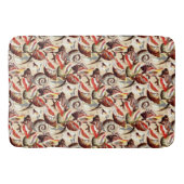 Ocean Beach Sandy Muscheln Muster Badematte (Vorderseite)