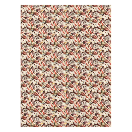 Ocean Beach Sandy Muscheln Muster Tischdecke (Vorderseite)