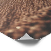 Ocean Beach Scene Coastal Boho Wall Art Poster (Ecke)