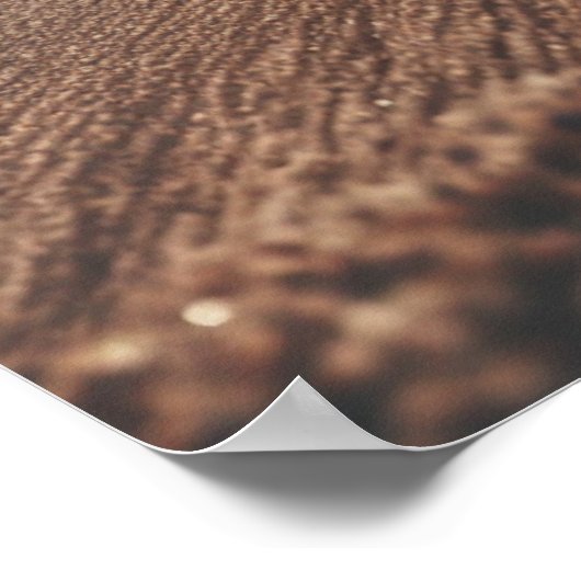 Ocean Beach Scene Coastal Boho Wall Art Poster (Ecke)