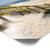Ocean Beach Scene Foto Print (Ecke)