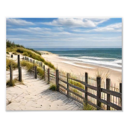 Ocean Beach Scene Foto Print (Vorne)