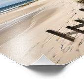 Ocean Beach Scene Foto Print (Ecke)