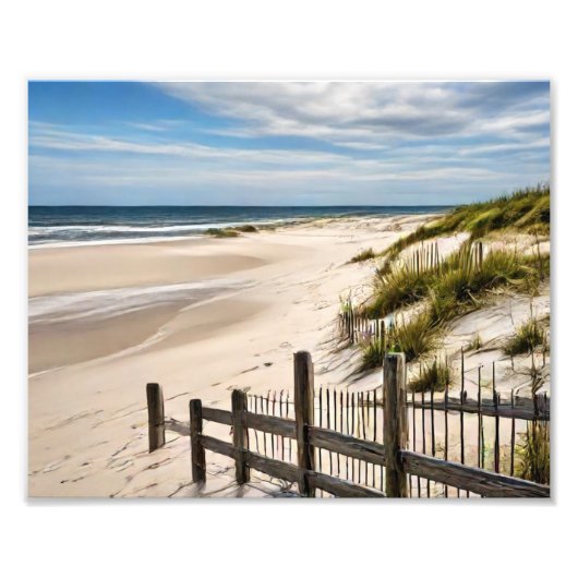 Ocean Beach Scene Foto Print (Vorne)