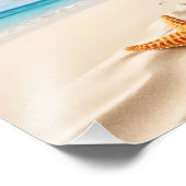 Ocean Beach Scene Foto Print (Ecke)