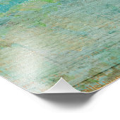 Ocean Beach Sea Aquamarines Wasserzeichnen Fotodruck (Ecke)