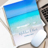 Ocean Beach Sea Travel Business Aqua Blue Modern Planer