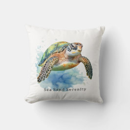 Ocean Beach Sea Turtles Kissen