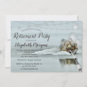 Ocean Beach Seashell, Balloons, Weinvorrat Einladung (Vorderseite)