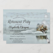 Ocean Beach Seashell, Balloons, Weinvorrat Einladung (Vorne/Hinten)