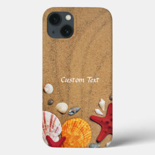 Ocean Beach Seashells Red Starfish Personalisiert Case-Mate iPhone Hülle