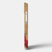 Ocean Beach Seashells Red Starfish Personalisiert Case-Mate iPhone Hülle (Rückseite / Links)