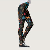 Ocean Beach Seashells Starfish Seepferd Yoga Leggings (Rechts)