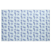 Ocean Beach Seepferd Starfish Crab & Muschel Muste Stoff (Fat Quarter (45,7 x 55,9 cm))
