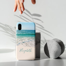 Ocean Beach Shore, um Ihren Namen hinzuzufügen Case-Mate iPhone Hülle