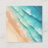 Ocean Beach Summer Party Danke Mini Begleitkarte (Rückseite)