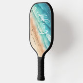 Ocean Beach Summer Party Games Wedding Pickleball Schläger (Links)