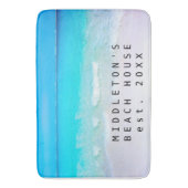 Ocean Beach Summer Seaside Seaside Scene Badematte (Vorderseite Vertikal)