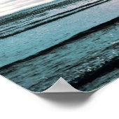 Ocean Beach Sunset Poster (Ecke)