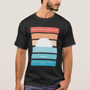 Ocean Beach Sunset San Francisco Ca T-Shirt
