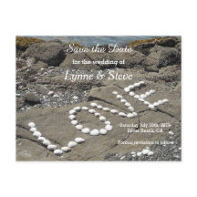 Ocean Beach Szene Save the Date