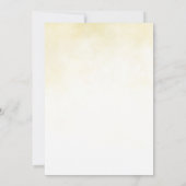 Ocean Beach Tropical Watercolor Babydusche Einladung (Rückseite)