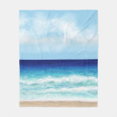 Ocean Beach View 275 Fleecedecke (Vorderseite)