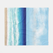 Ocean Beach View 275 Fleecedecke (Vorderseite (Horizontal))